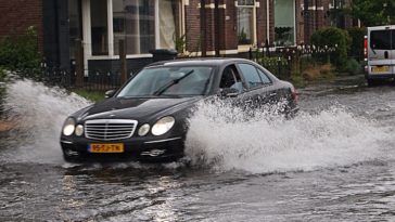 Driving Through A Flood