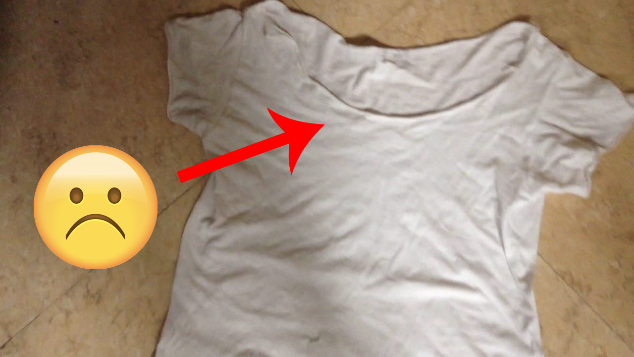 Fixing shirts with stretched necklines